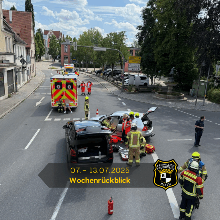Bild eines Verkehrsunfalls mit zwei PKWs